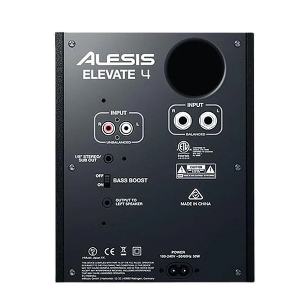 Alesis Elevate 4 4-Inch Powered Active Studio Monitor Speakers - Pair - Image 4