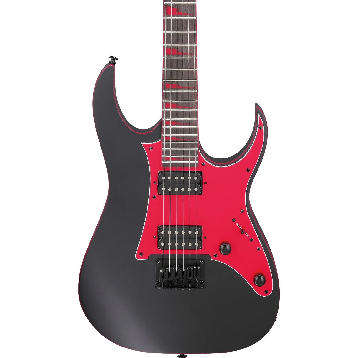 Ibanez GRG131DX RG Gio Series 6-String Electric Guitar- Black Flat - Image 4