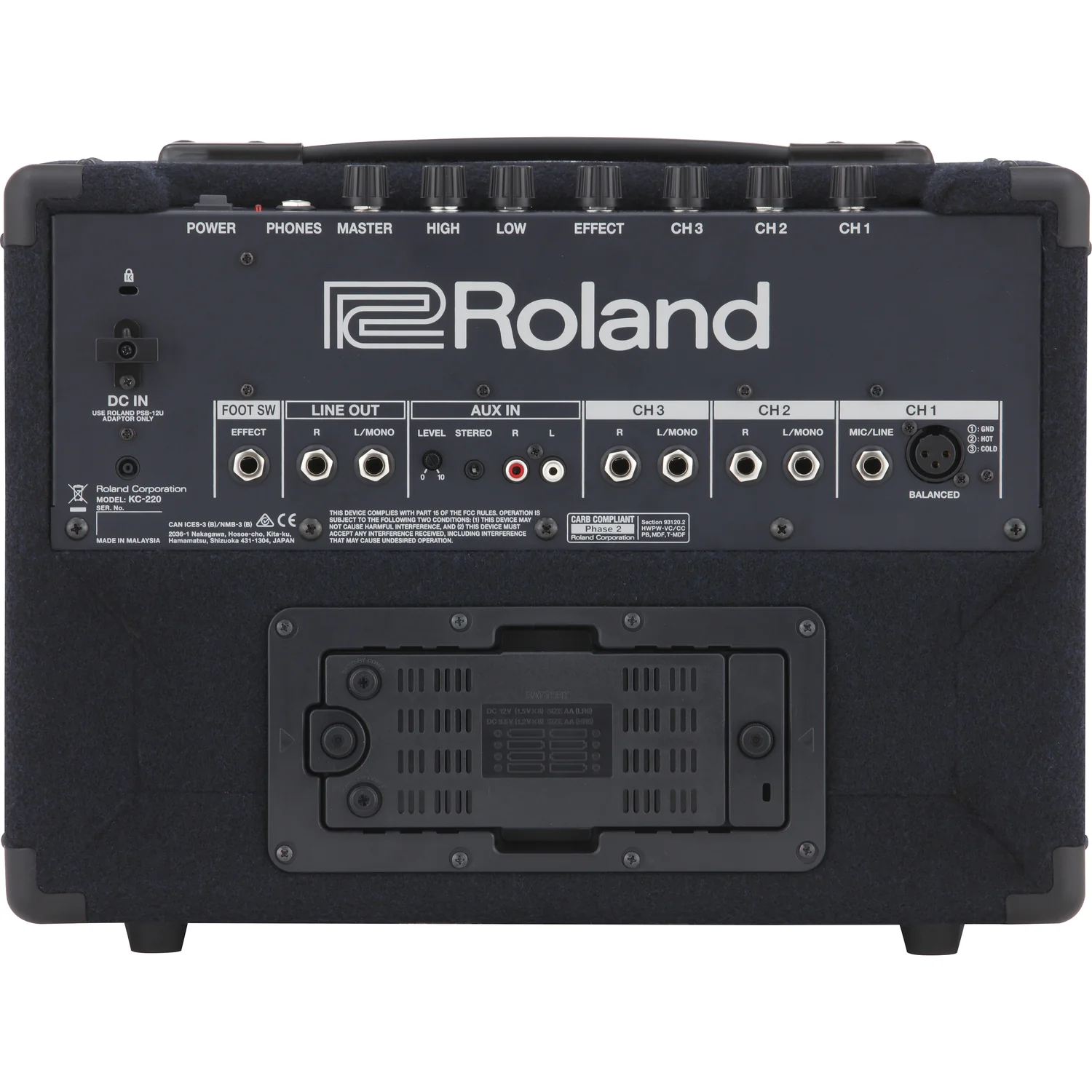 Roland KC-220 Battery Powered Stereo Keyboard Amplifier - Image 4